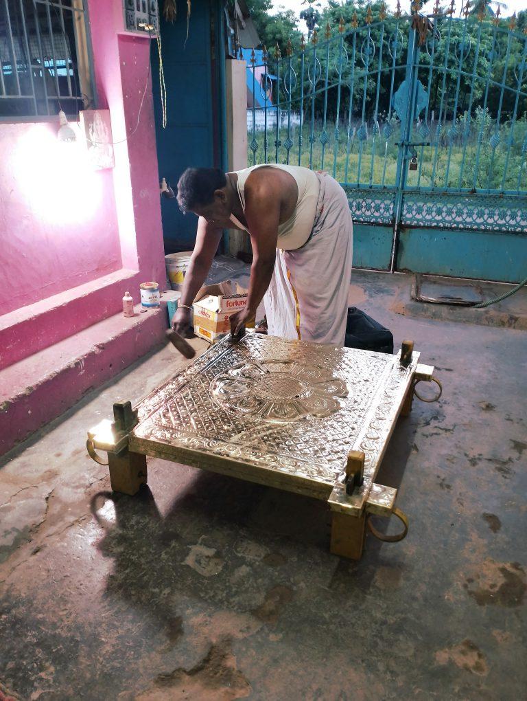 Sheet Work - Munjur Vahanam - Navallur Temple, Chennai