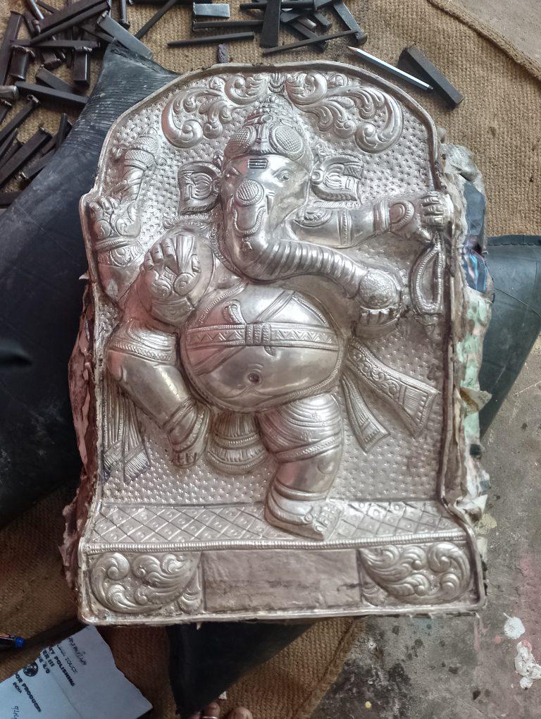 Sheet Work - Sethalamman Temple, Kumbakonam - Vinayagar Murugar Kavasam