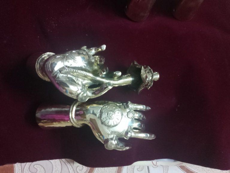 Metal Work - Brass - Hastham Patham Idol Palm Feet Ornaments