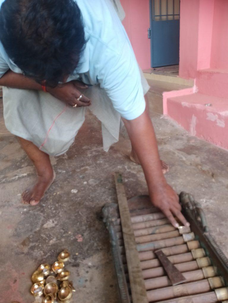 Handcrafted Ayappan padi (steps)