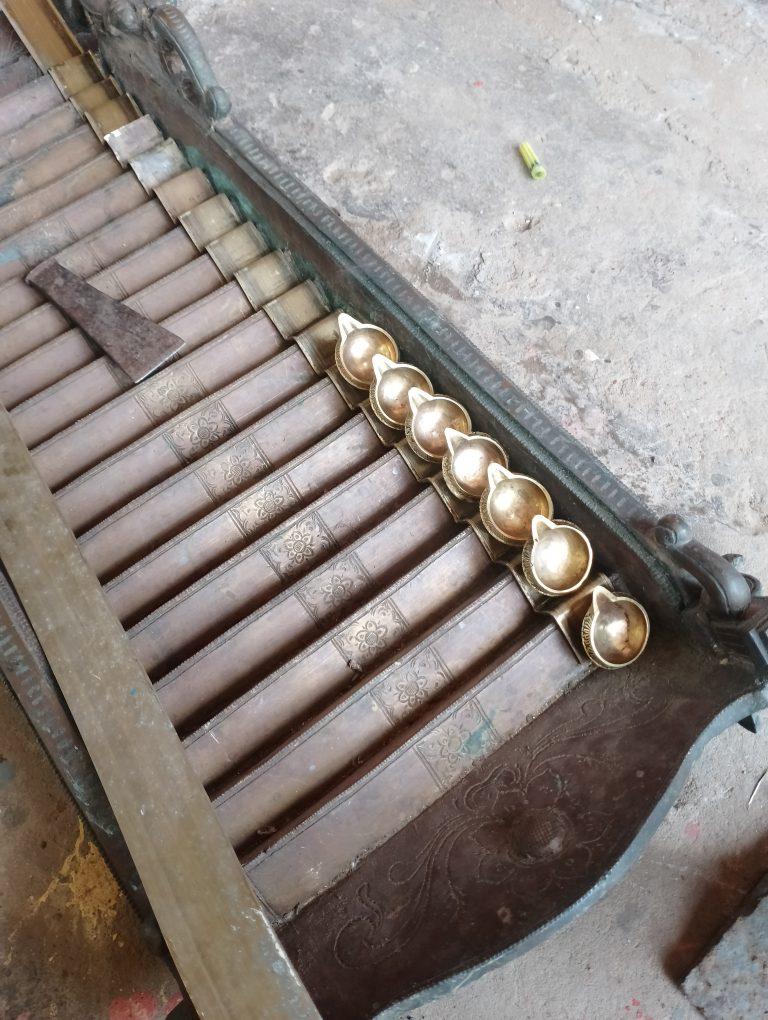 Handcrafted Ayappan padi (steps)