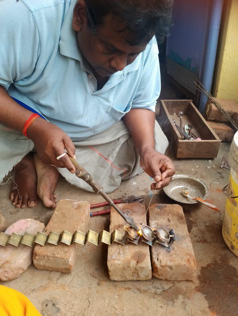 Handcrafted Ayappan padi (steps)