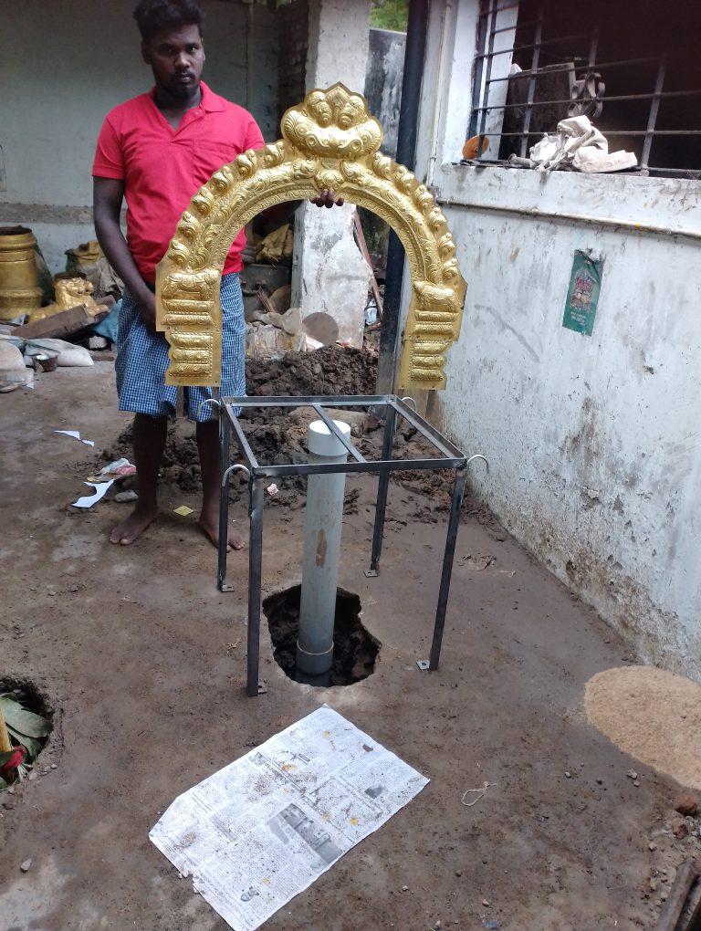 Sheet Work - Puli Vahanam - Lord Ayyappan Temple in Navalur,Chennai