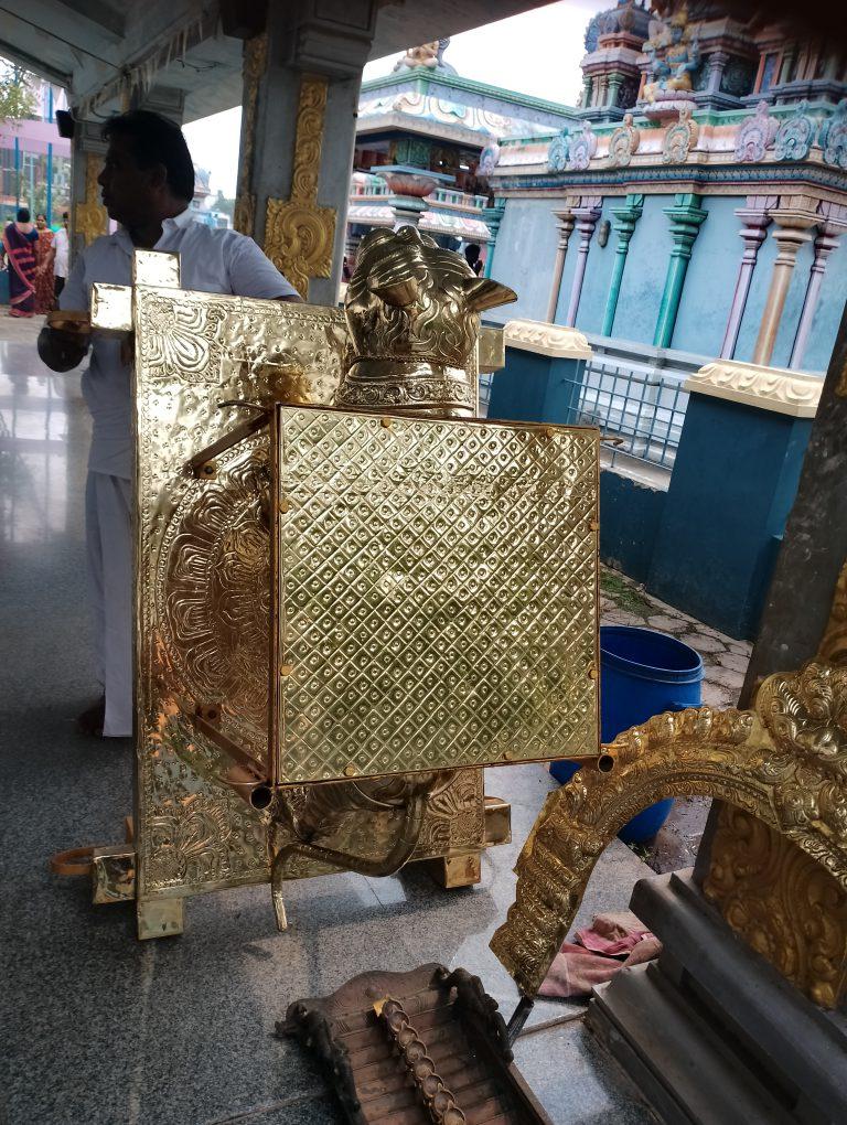 Sheet Work - Puli Vahanam - Lord Ayyappan Temple in Navalur,Chennai