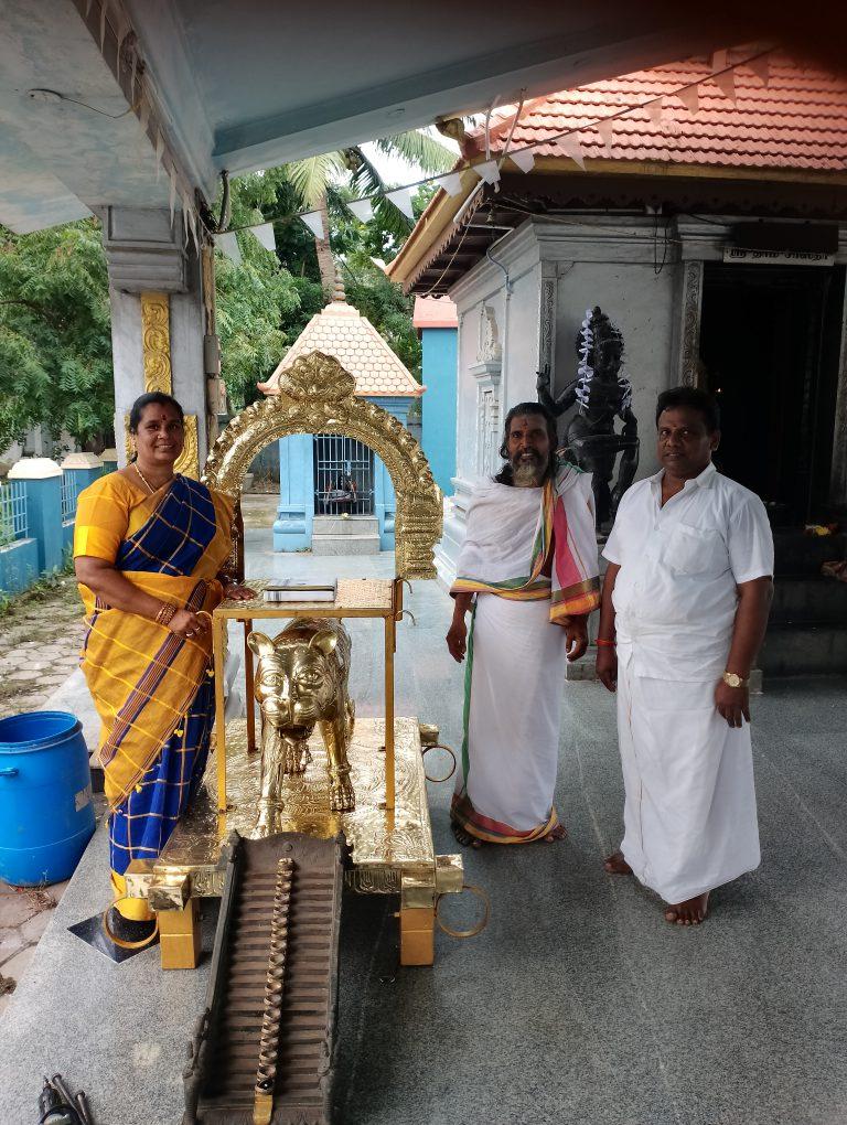 Sheet Work - Puli Vahanam - Lord Ayyappan Temple in Navalur,Chennai