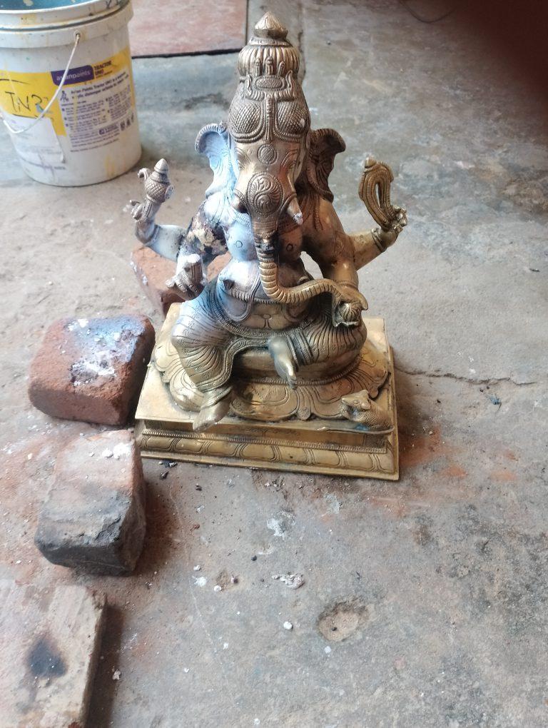 Metal Work - Bangalore Temple
