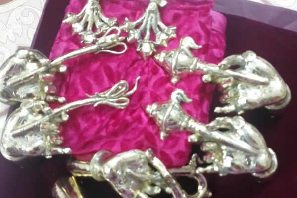 Metal Work - Brass - Hastham Patham Idol Palm Feet Ornaments