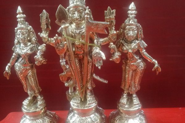 Panchaloha Lord Murugan Valli Deivanai
