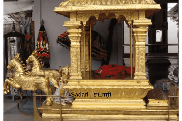 Temple Ratham - Chariot with brass sheet (5)
