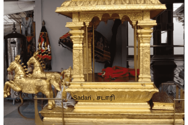 Temple Ratham - Chariot with brass sheet (5)